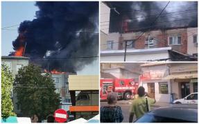 Locatarii din blocul cuprins de flăcări în Huși cred că incendiul a fost provocat de un vecin. 20 de apartamente, distruse