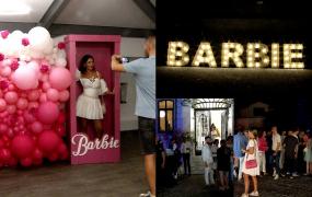 Barbie s-a mutat pentru o noapte într-o clădire istorică din Bucureşti. S-a doborât şi un record pentru cel mai mare cocktail Paradise, deţinut până acum de Snoop Dogg