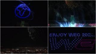 Esports Iași 2023. Spectacol impresionant cu drone în deschiderea campionatului. 8.000 de oameni au fost prezenţi: "Vezi o dată în viaţă"