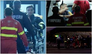 Care este starea răniţilor de la Crevedia transferaţi în străinătate. Unii dintre pompierii rămaşi în ţară au arsuri pe aproape 95% din corp