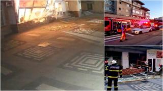 Explozie puternică la o brutărie din Paşcani. O persoană a suferit arsuri, după ce o butelie GPL ar fi cauzat deflagraţia