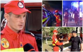 "Băieţii noştri sunt acolo!" Interviu cu Andrei, pompierul care fugea spre flăcări pentru a-şi salva a doua familie. "Îi vedeam că ei veneau din foc, răniţi"