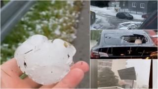 Furia naturii s-a dezlănţuit în Europa. În Germania, grindina uriaşă a distrus un oraş, iar în Italia a nins în mijlocul verii
