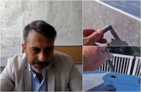 Reacţia autorităţilor după ce un bărbat a desprins cu mâna şuruburile de pe Podul de la Brăila: "Muncitorii au uitat să le strângă. Nu cade podul"