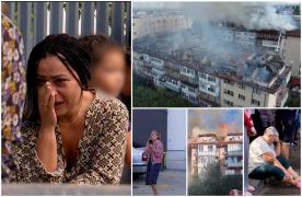 Incendiu în Craiova: "Dacă vine o pală de vânt arde tot cartierul ăsta". Revolta oamenilor care au privit în lacrimi cum toată agoniseala li se face scrum