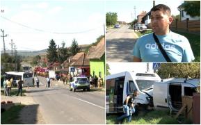 "Nu a încetinit, nu s-a oprit, nimic! Se vede şi pe filmare". Accident teribil cu 16 victime, în Mureș, după manevra inconștientă a unui șofer de 19 ani