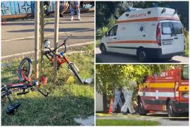 Copilașul de 9 ani a fugit spre mama lui, cu gâtul străpuns de ghidonul bicicletei. Ultimele clipe de viață ale băieţelului din Galaţi