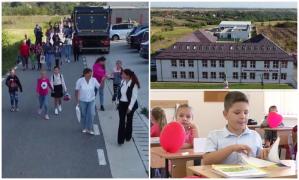 Şcoala de la ţară care are cele mai moderne dotări din judeţ. Părinţii nu-şi mai trimit copiii la oraş, ca să înveţe aici: "Viaţa s-a schimbat"