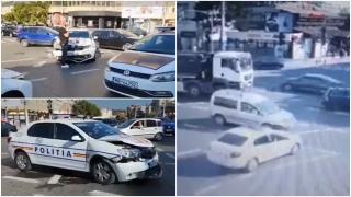 Poliţişti răniţi grav pe o şosea din Iaşi. Autospeciala aflată în misiune s-a ciocnit violent cu o maşină care nu i-a acordat prioritate