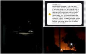 Noi atacuri la graniţa cu România. S-a emis Ro-Alert în Tulcea şi Galaţi pentru că exista posibilitatea căderii unor obiecte din spaţiul aerian