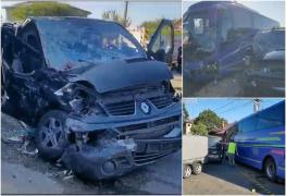 Peste 50 de persoane implicate într-un accident grav între un autocar şi o remorcă, în Olt. Planul Roşu a fost activat