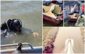Turistul german, care a căzut în apă în urma accidentului din Delta Dunării, în continuare de negăsit. Impactul putea fi şi mai dezastruos