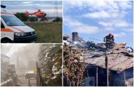 Un bărbat din Vaslui şi-a dat foc singur la casă, după ce a încercat butelia cu un chibrit. În urma exploziei a ajuns la spital în stare gravă