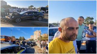 Explicaţia şoferului care a furat o maşină şi a fugit de agenţi: "Mie îmi e frică de poliţie". Nu era nici beat, nici drogat