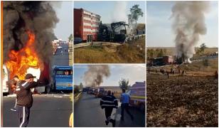 "Să-i mulţumim lui Dumnezeu că nu am fost şi noi implicaţi, fraţilor". Scene dramatice după accidentul din Teleorman