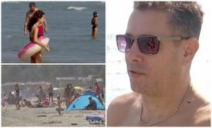 Cât de caldă e apa mării la final de septembrie. Vreme ca-n plin sezon şi preţuri cu 70% mai mici pe litoralul românesc: om lângă om pe plajă