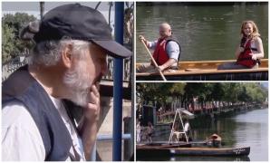 Plimbare inedită cu barca pe Dâmboviţa. Unii au şi gustat apa din râu: reacţia unui bărbat