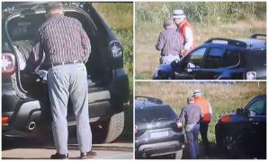 Momentul în care Dumitru Buzatu e prins cu portbagajul plin de bani: imaginile flagrantului. "Aranjați acolo, când vin eu să se prindă peștele ca lumea!"