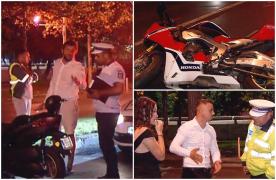 Accident cu trei vehicule pe şoseaua Kiseleff. Motociclist rănit, după ce o maşină a intrat pe contrasens şi a izbit un alt şofer pe scuter