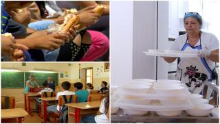 Elevii, fără corn şi lapte la şcoală. Un primar din Gorj a luat iniţiativă şi hrăneşte zilnic peste 400 de copii