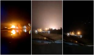 "A căzut direct în vapor". Ruşii au atacat iar cu drone la graniţa cu România, cel puţin două persoane, rănite. Zgomotul exploziilor s-a auzit până la Galaţi