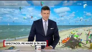 Spectacol pe mare şi în aer