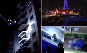 "Doamne Dumnezeule!" Și-a incendiat apartamentul, apoi s-a aruncat în gol de la etaj, în Voluntari. Vecinii spun că bărbatul făcea adesea ''incantații'' în apartament
