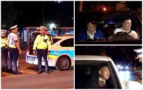 Ilie Dumitrescu şi Vali Vijelie, opriţi de poliţişti pentru testare drugtest și etilotest