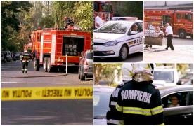 Incendiul din clădirea de lângă maternitatea Giulești a distrus camera cu dovezi a Poliţiei Capitalei