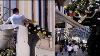 La Craiova s-au montat deja beculeţe şi coarne de ren, deşi localnicii se plimbă pe străzi în tricou. Când începe Târgul de Crăciun