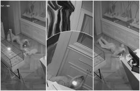 Un hoţ din Teleorman s-a crezut în "Misiune: Imposibilă". A jefuit o bijuterie târându-se prin magazin, deşi camera era pe tavan