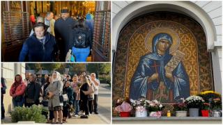 Cozi interminabile de credincioşi la Pelerinajul Sfintei Parascheva, chiar înainte cu o zi ca acesta să înceapă. Oamenii stau şi 10 ore la rând