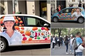 "Unii creează top modele, alţii construiesc caractere". Studenţii de la Construcţii au reinventat o reclamă după modelul celor la videochat