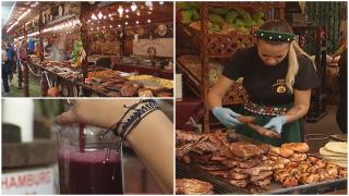 Bunătăţi tradiţionale şi voie bună la un festival de toamnă din Capitală. Cu ce preparate s-au delectat participanţii