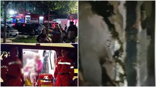 Incendiul din Bârlad, provocat de o femeie care dăduse foc unor haine în scară. Zeci de oameni au fost evacuaţi