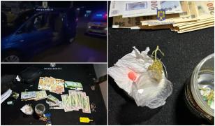 Un gălăţean a aruncat un săculeţ cu droguri pe geamul maşinii, după ce a fost oprit de poliţişti. Într-o borsetă erau ascunşi şi peste 3.600 €