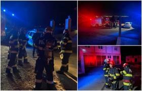 Cinci copii și părinții lor au fost găsiți intoxicați, posibil cu gaz, într-o casă din Deva. Au fost scoși de pompieri și duși la spital