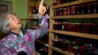 "Vreo doi ani am rezista noi, copiii, şi nepoţii. Nu ar fi stres". Românii s-au pregătit pentru iarnă: cămarele sunt pline cu zacuscă, murături şi damigene de vin