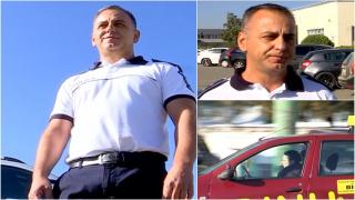 "Şi-a lăsat capul în piept". Ionuţ, poliţistul erou care a salvat o femeie de la moarte, în timpul examenului auto în Cluj. Cursanta făcuse infarct la volan