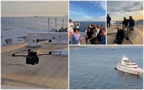 Răsfățul scump al miliardarilor: Își comandă produse de lux pe iahturi, aduse de drone