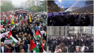 Orientul Mijlociu fierbe după apelurile lansate de Hamas, Iran şi Hezbollah. Mii de oameni pro-palestineni, în străzi: "Jos America!", "Jos Israelul!"