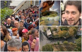 Sf. Parascheva, în ajun. Oamenii cred că acum puterea rugăciunilor este mai mare și minunile au loc. Un turist polonez a venit să se convingă singur