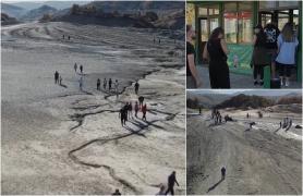 Rezervaţia luată cu asalt de turişti, mai ceva decât în zilele de vară. 600 de oameni s-au bucurat de vremea caldă din mijlocul toamnei