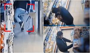 Hoț prins la "cumpărături" într-un magazin din Focșani. După ce și-a umplut buzunarele, s-a făcut nevăzut. Un client care l-a văzut cum fură i-a stricat planul