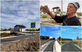 Strada semnelor paradoxale, într-o comună din Suceava. O trecere de pietoni te duce din pădure direct la cimitir