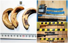 Captură uriaşă în Gorj în casa unor braconieri. Un lup, o capră neagră şi chiar un urs, printre "trofee"