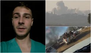 Cea mai dură noapte de atacuri aeriene în Gaza. Mărturia unui medic român din enclavă: Nu am putut să ajutăm toţi oamenii