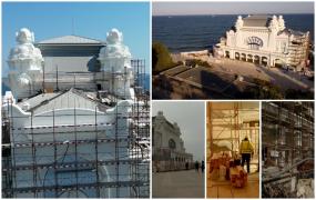 Cazinoul din Constanța, tot mai aproape de strălucirea de altădată. Clădirea-simbol de la malul mării va putea fi admirată în toată splendoarea vara viitoare