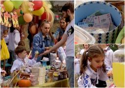 Afacerişti de la grădiniţă. Preşcolarii au devenit antreprenori pentru o zi, după ce şi-au organizat un târg cu bunătăţi de toamnă