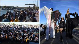 Petrecere "de groază" pe Lacul Morii. Vrăjitoarele, drăcuşorii şi prinţesele şi-au dat întâlnire la cel mai mare festival de Halloween din ţară